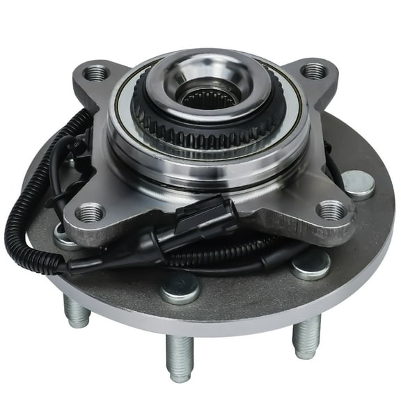 Detroit Axle - Front Wheel Hub and Bearing Assembly Replacement for 2004 2005 F-150 4x4 7 Lug W/ABS
