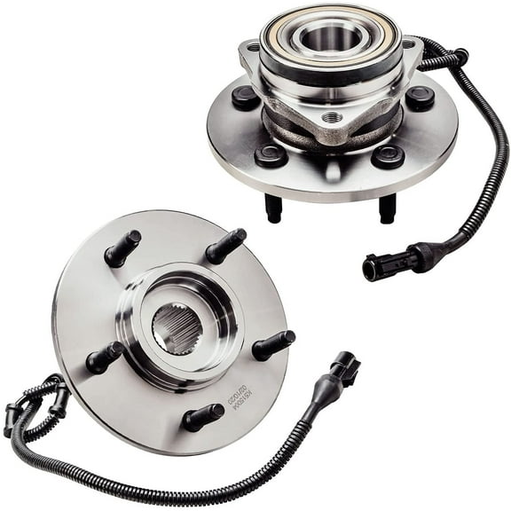 Detroit Axle - Front Wheel Hub and Bearing for 1997-2000 Ford Expedition Lincoln Navigator 1998 1999 Replacement