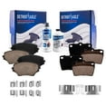 thumbnail image 1 of Detroit Axle - Front and Rear Ceramic Brake Pads w/Hardware Replacement for 2004 2005 Toyota RAV4, 1 of 7