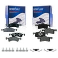 thumbnail image 1 of Detroit Axle - Front and Rear Ceramic Brake Pads w/Hardware for 2003 2004 2005 2006 Ford Expedition/Lincoln Navigator, 1 of 7