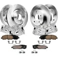 thumbnail image 1 of Detroit Axle - Front and Rear Disc Brake Rotors Brake Pads + Calipers Replacement for 2007-2017 Jeep Compass Patriot - 12pc Set, 1 of 8