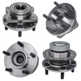 thumbnail image 1 of Detroit Axle - 4pc Front and Rear Wheel Bearing and Hub Assembly with 15" Wheels for 1996-2000 Dodge Caravan Grand Caravan Chrysler Town & Country Plymouth Voyager Grand Voyager 5 Lugs, 1 of 7