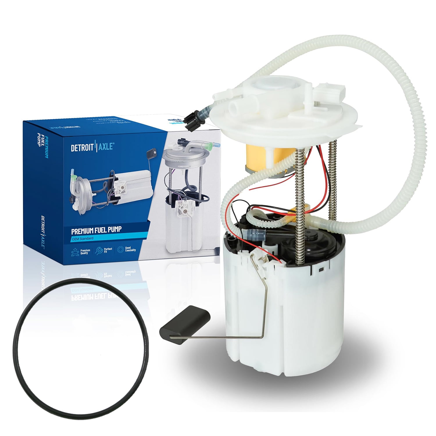 Detroit Axle - Fuel Pump Module for Jeep 14-18 Cherokee 15-16 Chrysler 200, Electric Fuel Pump Module Assembly 2015 2016 Replacement