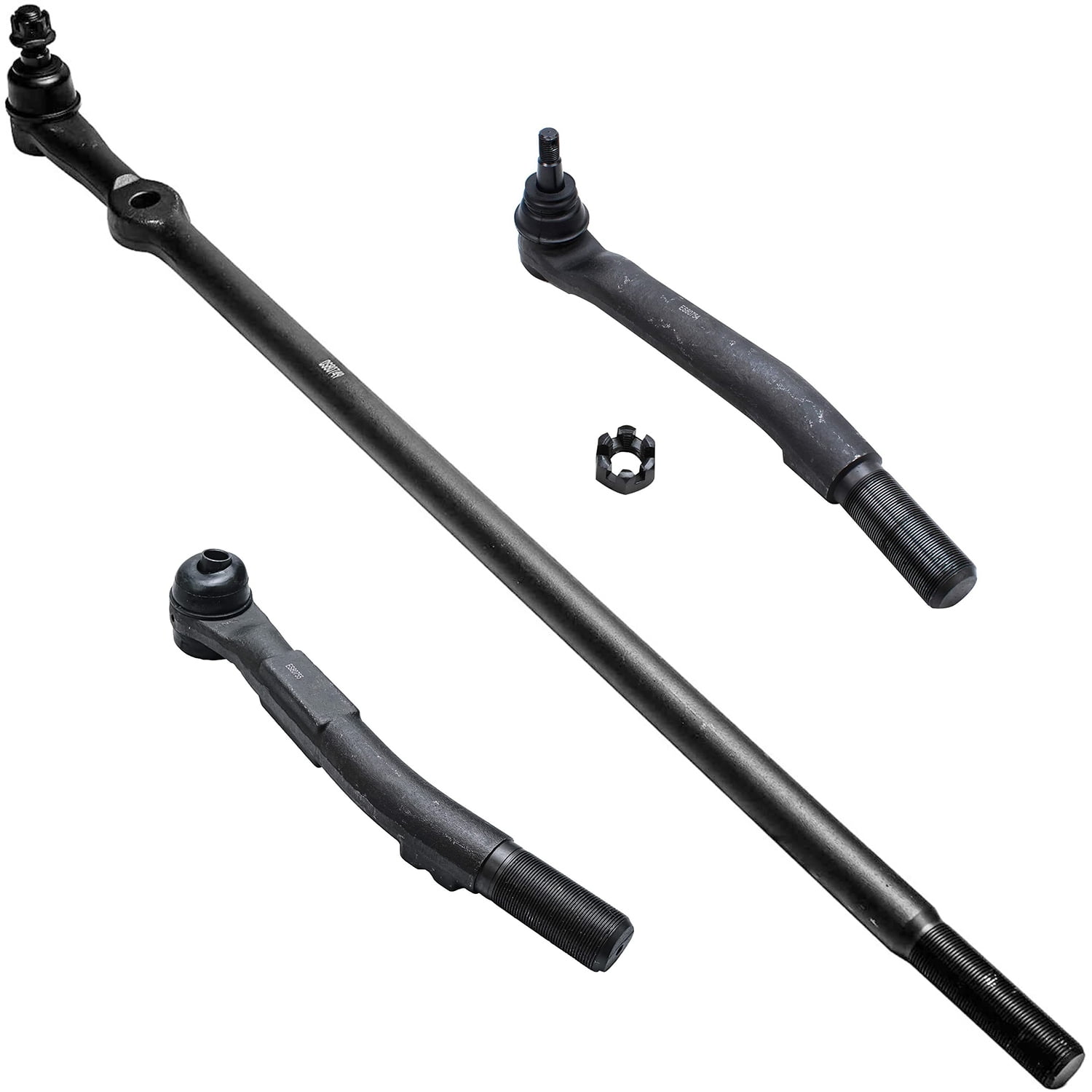 Detroit Axle New 3Piece Front Suspension Kit Outer Tie Rod