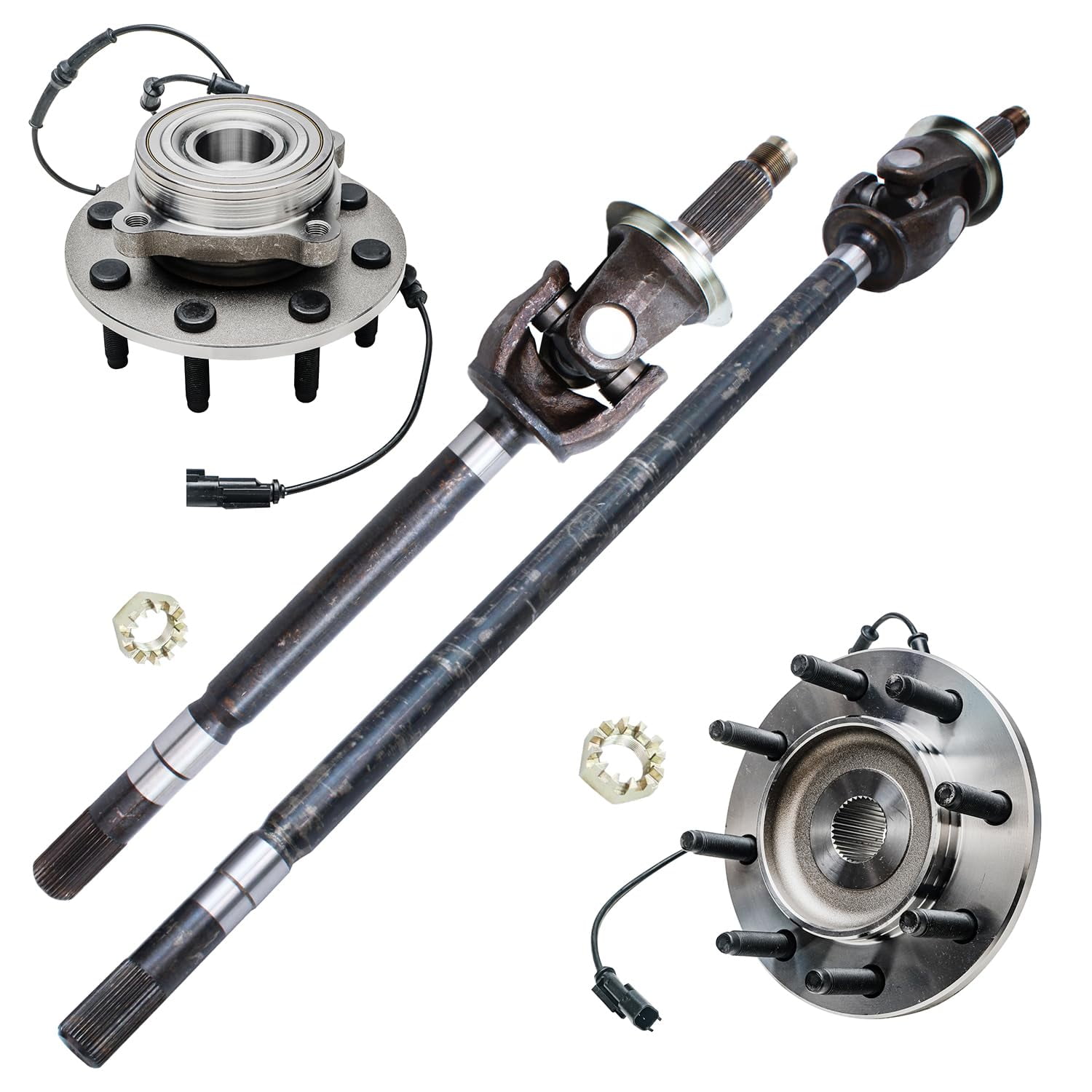 Detroit Axle - Pair (2) Front Outer Tie Rod Ends Driver and Passenger Side For 1989 1990 1991 1992 1993 1994 1995 1996 1997 Ford Thunderbird/Mercury C