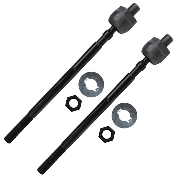 Detroit Axle - Pair (2) Front Inner Tie Rod End Links Replacement for 1997 - 2001 Infiniti Q45 - 2pc Set