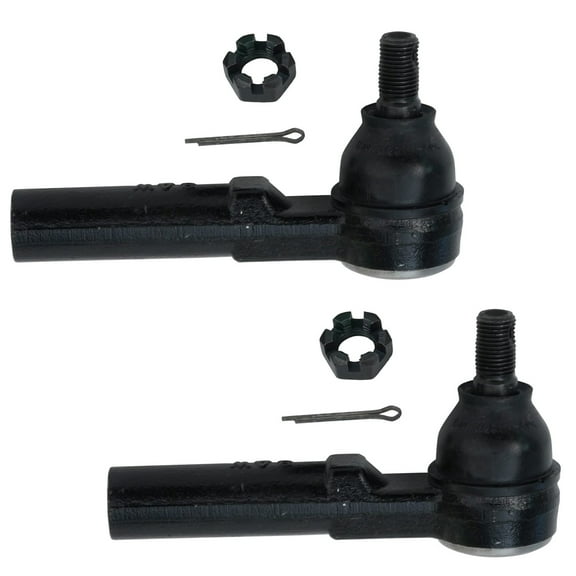 Detroit Axle - Pair (2) Front Outer Tie Rod End Links Replacement for 1993 - 1996 Nissan Altima - 2pc Set