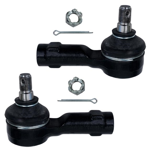 Detroit Axle - Pair (2) Front Outer Tie Rod Ends Driver and Passenger Side For 1987 1988 Nissan Van