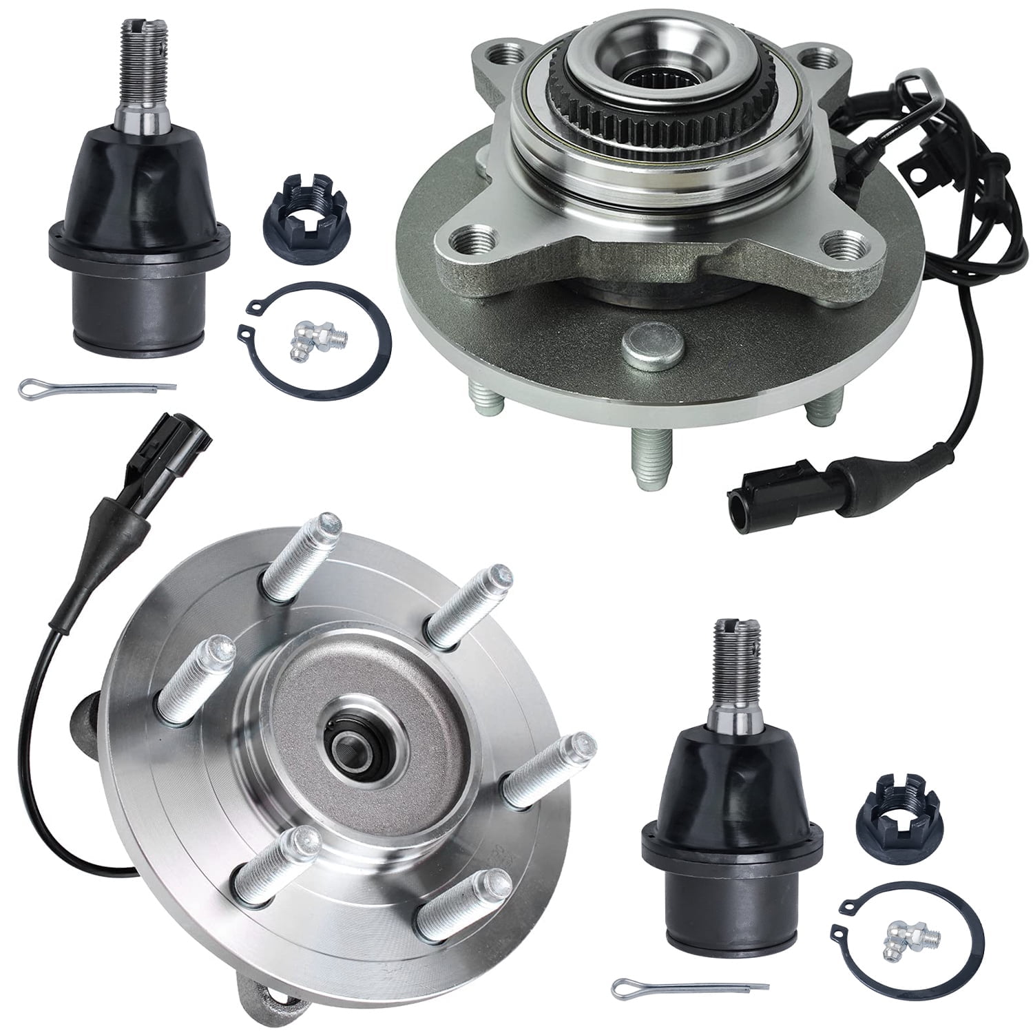 Detroit Axle - Pair (2) Front Outer Tie Rod Ends Driver and Passenger Side For 1989 1990 1991 1992 1993 1994 1995 1996 1997 Ford Thunderbird/Mercury C