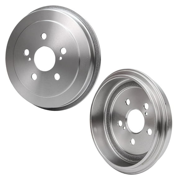 Detroit Axle - Pair (2) Rear Brake Drums Replacement for Toyota Corolla Prius Celica Fits select: 2006 TOYOTA COROLLA CE/LE, 2007-2008 TOYOTA COROLLA CE/LE/S
