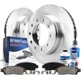 thumbnail image 1 of Detroit Axle - Rear Brake Kit for 2003-2011 Lincoln Town Car [Sedan] Disc Brake Rotors Ceramic Brake Pads w/Hardware 2004 2005 2006 2007 2008 2009 2010 Replacement: 11.61'' inch Rotors, 1 of 7