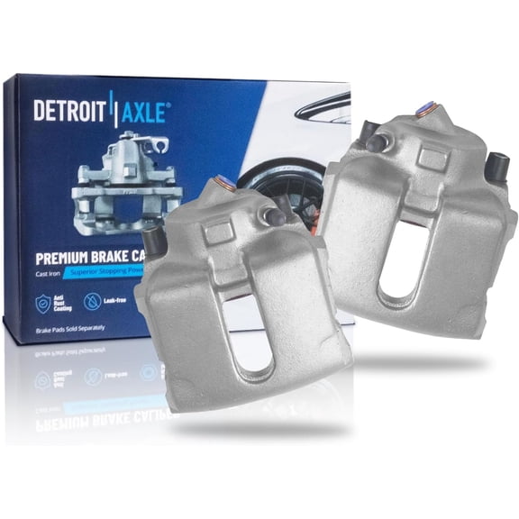 Detroit Axle - Pair Front Brake Calipers for Ford 1998-1999 Contour [SVT] 2 Disc Brake Calipers Replacement