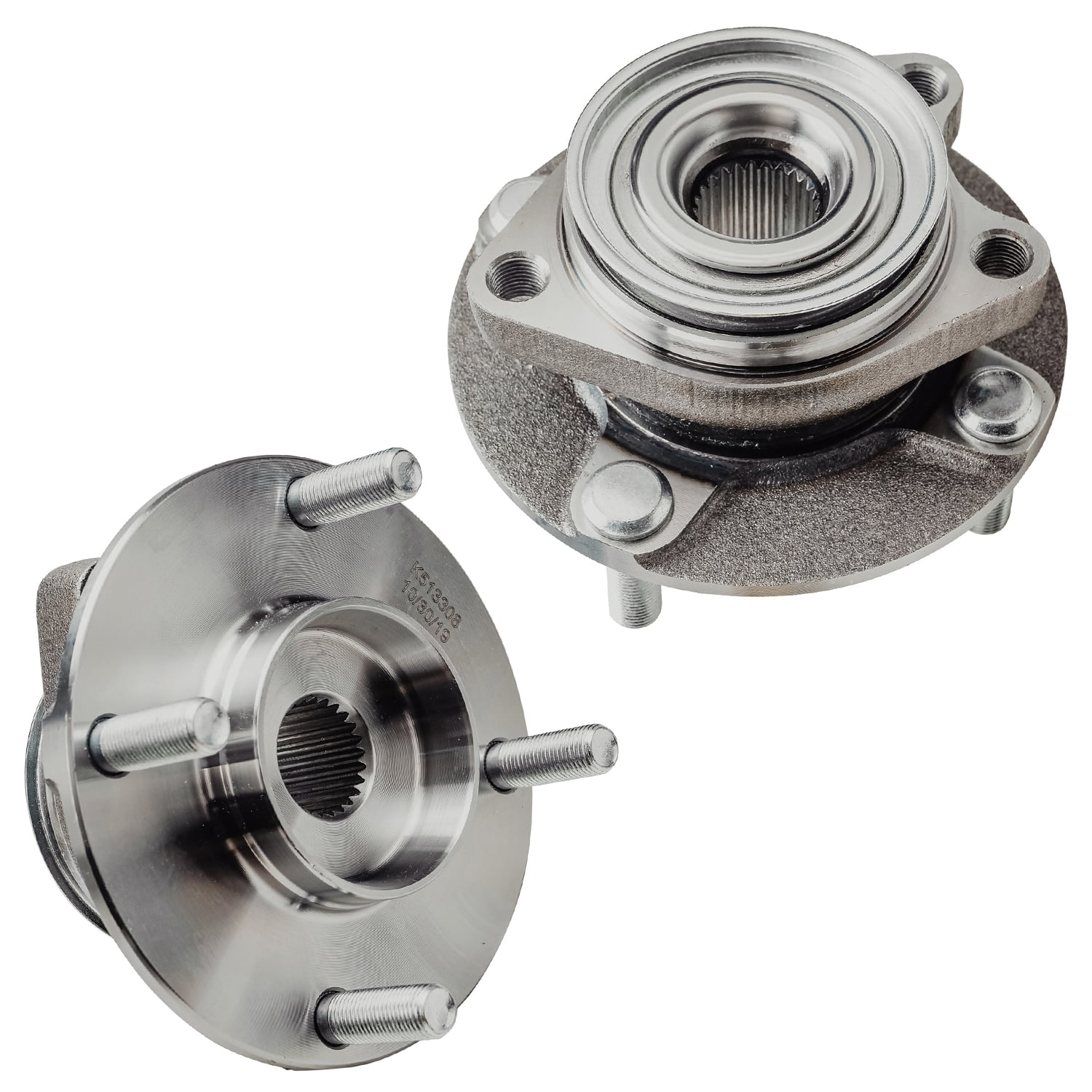 Detroit Axle - Pair Front Wheel Hub & Bearings Assembly for Nissan ...