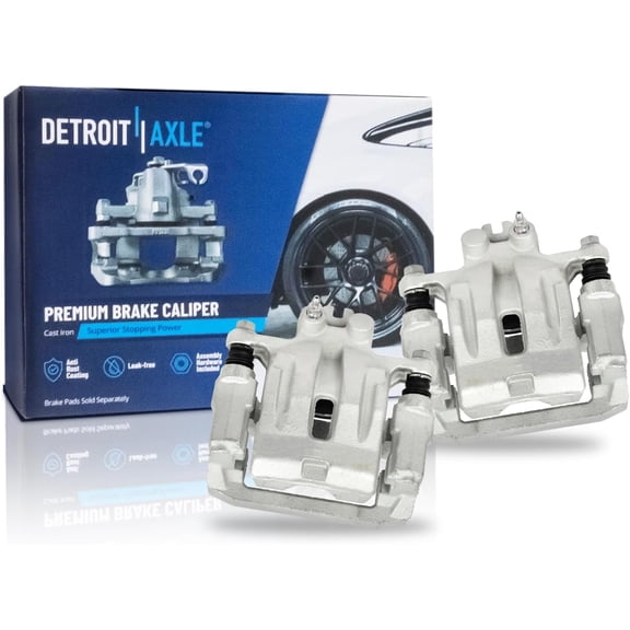 Detroit Axle - Pair Rear Brake Calipers for 2007-2015 Mazda CX-9 2008 2009 2010 2011 2012 2013 2014 Brake Calipers with Brackets Replacement