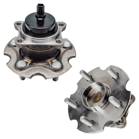 Detroit Axle - Pair Rear Wheel Bearing Hubs for Toyota C-HR RAV4 Corolla iM Lexus HS250h NX200t NX300 NX300h Scion tC iM, 2 Wheel Hub Bearings Assembly Replacement