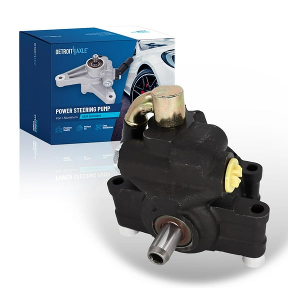 Detroit Axle - Power Steering Pump Replacement for 2004 2005 2006 Ford F-150 Expedition Lobo Lincoln Navigator Mark LT