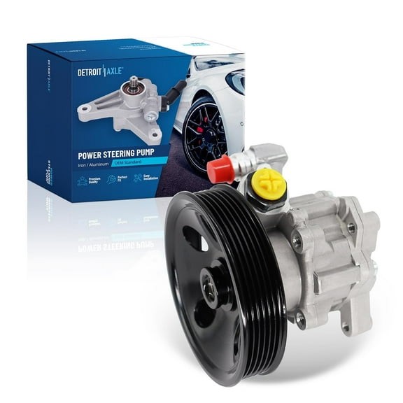 Detroit Axle - Power Steering Pump with Pulley Replacement for Mercedes-Benz E550 ML350 ML550 GL450 E350 S550 GL550 CLS550 R350