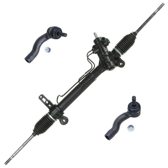 Detroit Axle - Power Steering Rack & Pinion Front Outer Tie Rods Replacement for 2001 2002 2003 Toyota Rav4