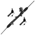 thumbnail image 1 of Detroit Axle - Power Steering Rack & Pinion w/ Outer Tie Rods Replacement for Pontiac Grand Prix [w/ Magnasteer] - 3pc Set Fits select: 1997-2003 PONTIAC GRAND PRIX GT, 1 of 7