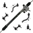 thumbnail image 1 of Detroit Axle - Power Steering Rack and Pinion + Outer Tie Rods Sway Bars Lower Ball Joints Replacement for 2004-2008 Acura TSX - 7pc Set, 1 of 7