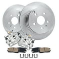 thumbnail image 1 of Detroit Axle - REAR Brake Kit for 2010-2017 Chevy Equinox GMC Terrain Disc Brake Calipers Replacement Brake Rotors 2011 2012 2013 2014 2015 2016 Ceramic Brakes Pads, 1 of 6