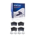 thumbnail image 1 of Detroit Axle - REAR Ceramic Brake Pads w/Hardware Kit Replacement for Audi A4 A8 Quattro TT Volkswagen Beetle Jetta Golf, 1 of 7
