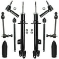 thumbnail image 1 of Detroit Axle - RWD Front Bare Struts Sway Bar Links Inner Outer Tie Rod Ends Boots Replacement for 300 Dodge Charger Challenger Magnum - 10pc Set, 1 of 8