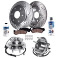 thumbnail interactive-video image 1 of Complete Brake Kit With Rotors, Ceramic Pads & Wheel Bearings For 2000-2003 Ford F-150 4WD 1 of 4