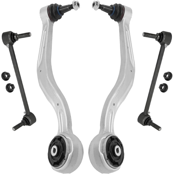 Detroit Axle - RWD Front Control Arms Sway Bars for 2013-2019 Cadillac ATS 2020-2022 CT4 2 Lower Forward Control Arms with Ball Joints Assembly 2 Sway Bar Links