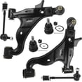 thumbnail image 1 of Detroit Axle - RWD Front End Kit for 2005-2015 Toyota Tacoma, 2 Lower Control Arms with Ball Joint 2 Sway Bar Links 2 Upper Ball Joints 2006 2007 2008 2009 2010 2011 2012 2013 2014 Replacement, 1 of 4