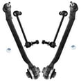 thumbnail image 1 of Detroit Axle - RWD Front End Kit for 2011-2019 Chrysler 300 Dodge Charger Challenger 2 Lower Forward Control Arms 2 Sway Bar End Links 2012 2013 2014 2015 2016 2017 2018 Replacement, 1 of 7