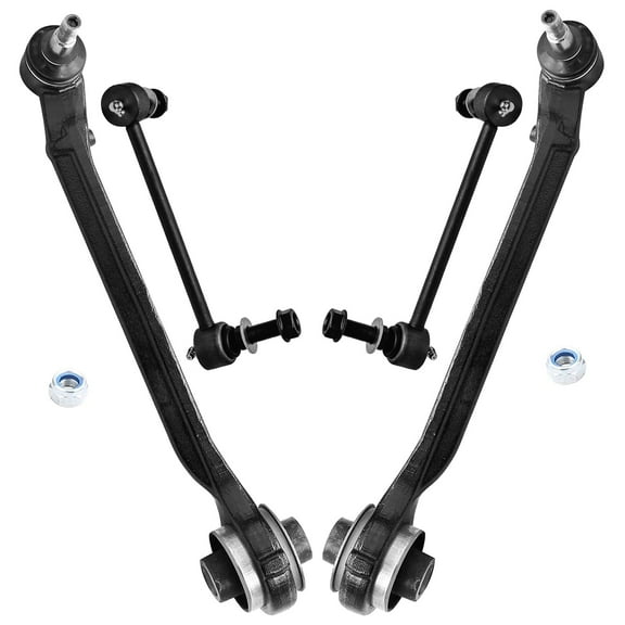Detroit Axle - RWD Front End Kit for 2011-2019 Chrysler 300 Dodge Charger Challenger 2 Lower Forward Control Arms 2 Sway Bar End Links 2012 2013 2014 2015 2016 2017 2018 Replacement