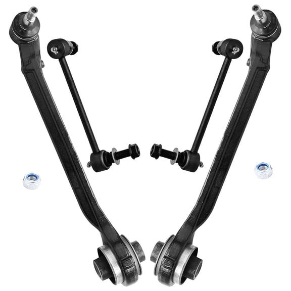 Detroit Axle - Front End Suspension Kit for 2005-2023 Chrysler 300 2008-2023 Dodge Challenger 2006-2023 Charger 2005-2008 Magnum 2 Lower Forward Control Arms 2 Sway Bars Replacement - 4pc Set