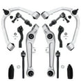 thumbnail image 1 of Detroit Axle - RWD Front Forward Control Arms Tie Rods w/Boots Sway Bars Replacement for 2003-2004 Infiniti G35 350Z, 1 of 8