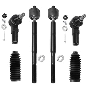 Detroit Axle - RWD Front Inner and Outer Tie Rod Ends Replacement for 1995-2004 Toyota Tacoma 2WD w/Power Steering - Excluding PreRunner