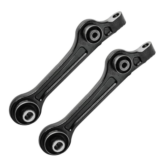 Detroit Axle - RWD Front Lower Rearward Control Arms with Ball Joints for 2011-2019 300 Dodge Charger Challenger, 2 Front Control Arms and Ball Joints Assembly, Replacement Front Pair Set