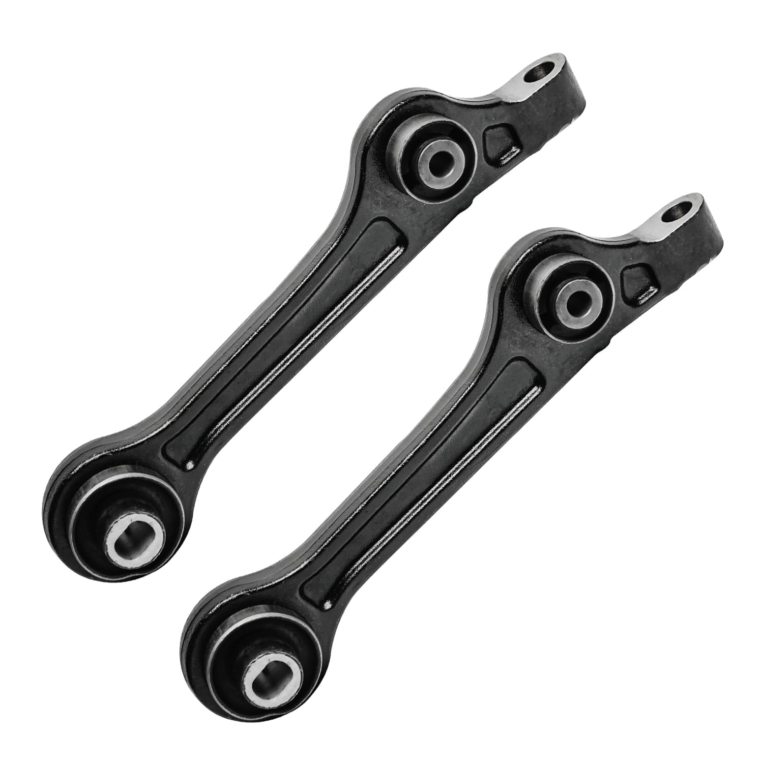 Detroit Axle - Front Lower Rearward Control Arms for 2011-2023 Chrysler 300 Dodge Charger Challenger, 2 Front Control Arms Assembly Replacement Front Pair Set