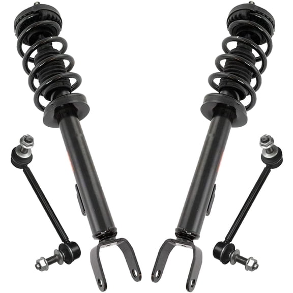 Detroit Axle - RWD Front Struts Kit for 2011-2022 Dodge Charger 2012-2023 Challenger Chrysler 300, 2 Struts w/Coil Spring, 2 Stabilizer Sway Bars Replacement Ready Strut Shock