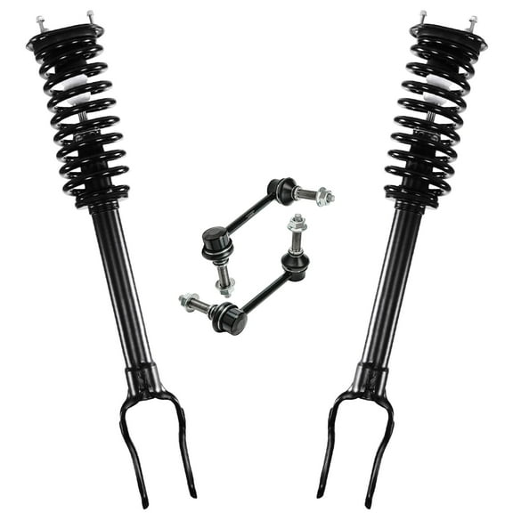 Detroit Axle - RWD Front Struts Sway Bars for Jeep 2011-2015 Grand Cherokee [3.6L], 2012 2013 2014 Struts with Coil Spring Assembly Sway Bar End Links Replacement Suspension Kit
