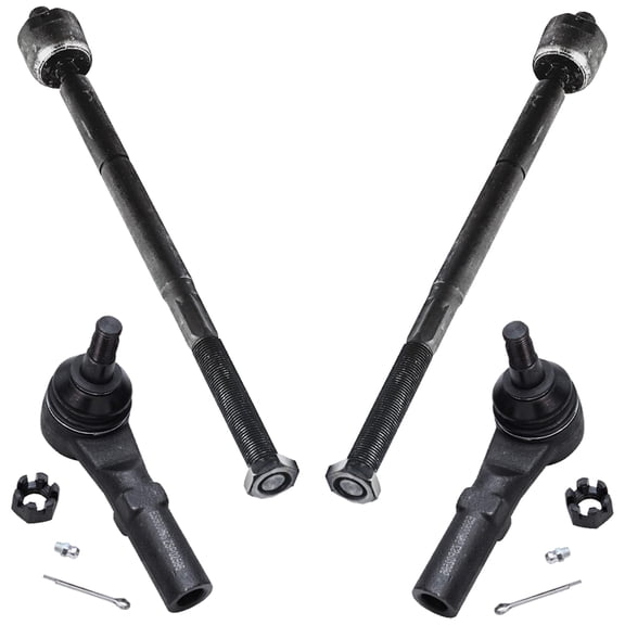 Detroit Axle - RWD Front Tie Rods for 2011-2019 Dodge Charger 2011-2018 Challenger 2011-2014 Chrysler 300 4 Tie Rod End Links 2012 2013 Replacement