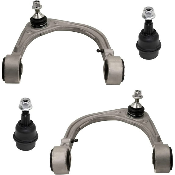 Detroit Axle - RWD Front Upper Control Arms with Ball Joints + Lower Ball Joints Replacement for 2008-2015 Cadillac CTS - 4pc Set