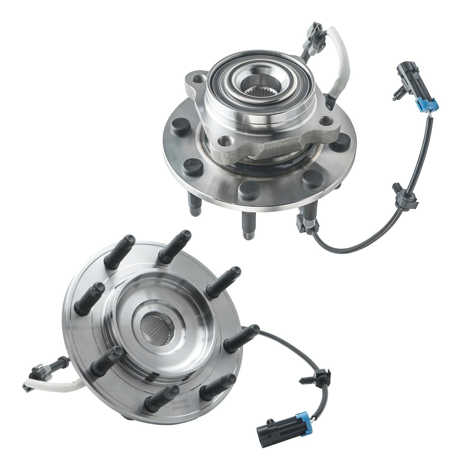 Detroit Axle - 4WD Front Wheel Bearing Hubs For Silverado Sierra 2500 HD 3500 Chevy Avalanche Suburban GMC Yukon XL 2500 Hummer H2 Wheel Bearing And Hubs Assembly Replacement