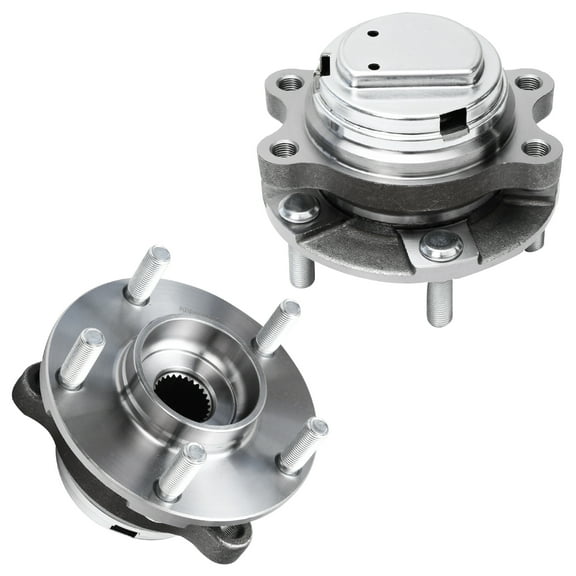 Detroit Axle - RWD Front Wheel Bearing Hubs for Infiniti EX35 EX37 FX35 FX37 G25 G35 G37 M35 M35h M37 M45 M56 Q40 Q50 Q60 Q70 Q70L QX50 QX70 QX70, 2 Wheel Bearing and Hubs Replacement