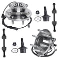 thumbnail image 1 of Detroit Axle - RWD Front Wheel Bearing Hubs Kit for 2009-2010 Ford F-150, 2 Wheel Bearing Hubs Assembly 2 Lower Ball Joints 2 Stabilizer Sway Bar End Links Replacement, 1 of 7