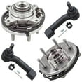 thumbnail image 1 of Detroit Axle - RWD Front Wheel Bearing Hubs Kit for Ford 2015 2016 2017 F-150, 2 Wheel Hub Bearings Assembly 2 Outer Tie Rod Ends Replacement, 1 of 1