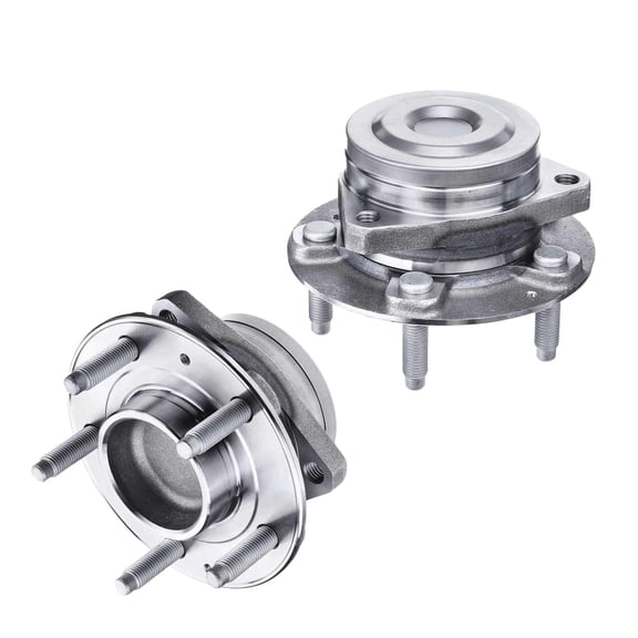 Detroit Axle - RWD Front Wheel Bearing Hubs for 2020 2021 2022 Cadillac CT4, 2 Wheel Bearing and Hubs Assembly Replacement