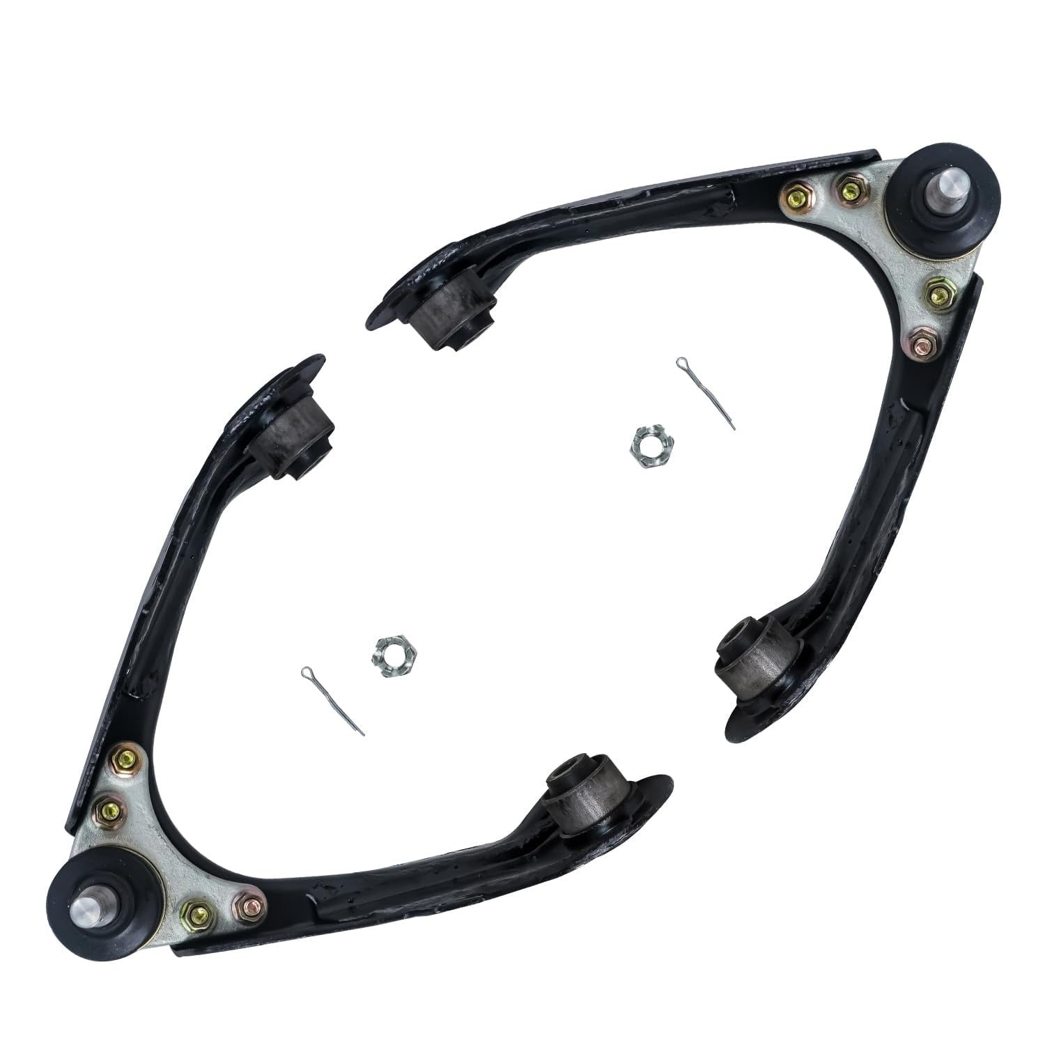 Detroit Axle - RWD Pair Front Upper Control Arms for 04-12 Chevy Colorado GMC Canyon Isuzu i-280 i-290 i-370 Upper Control Arms w/Ball Joint 2005 2006 2007 2008 2009 2010 2011 Replacement