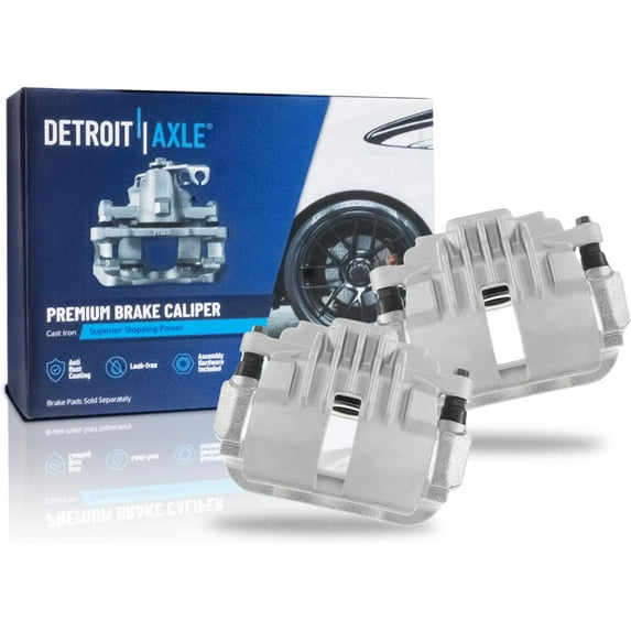Detroit Axle - RWD Rear Brake Calipers for Chevy Blazer S10 GMC Sonoma Jimmy, Brake Calipers with Bracket Assembly Replacement Disc Brake Calipers
