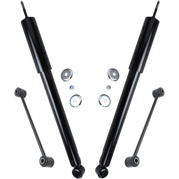 Detroit Axle - RWD Rear Shocks Sway Bars for 2006-2019 Dodge Charger, 2005-2019 Chrysler 300, 11-19 Challenger Complete 2 Shock Absorbers 2 Sway Bars Replacement Shocks