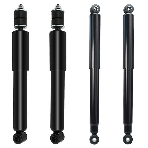 Detroit Axle - RWD Shock Absorbers for 94-01 Dodge Ram 1500, 94-02 Ram 2500, Front and Rear Shock Absorbers Assembly Replacement